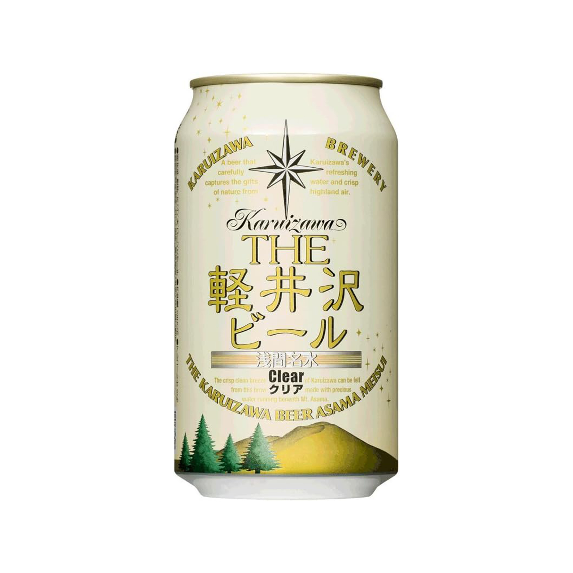 [B-5557] 더카루이자와 맥주 클리어 350ml X 6개묶음