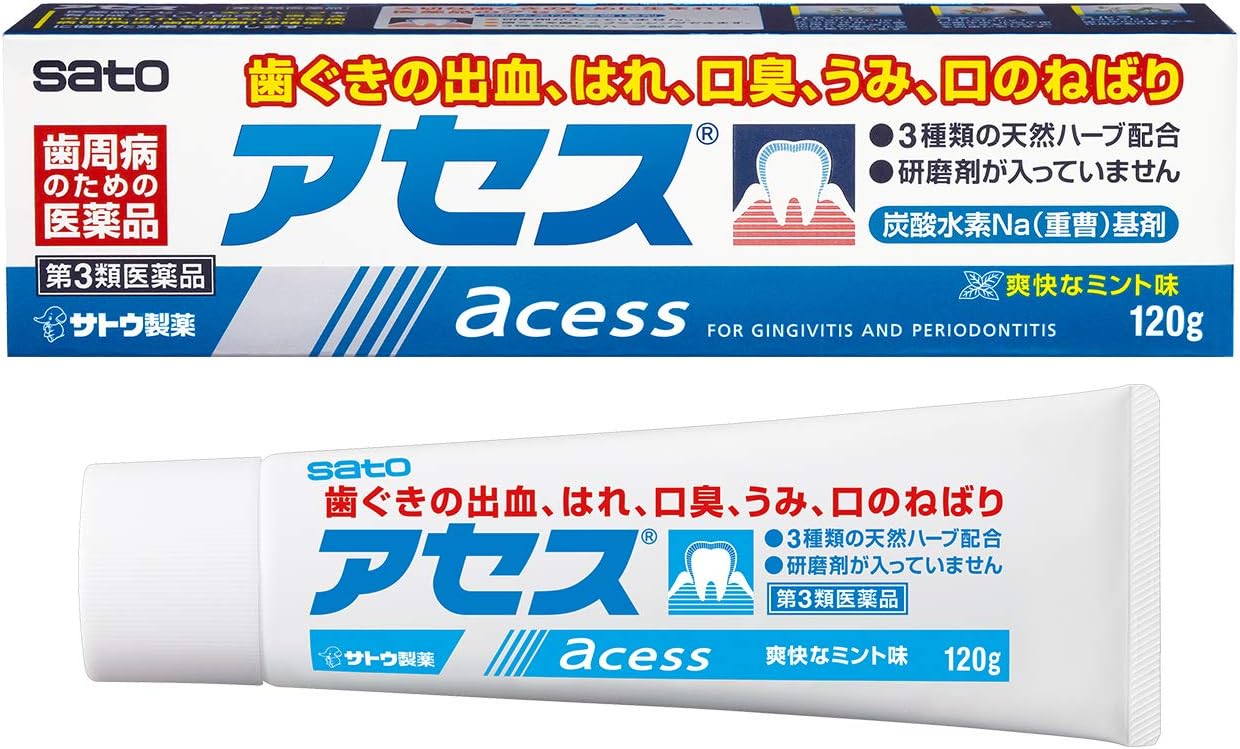 [N-0161-2] 치주염 아세스 120g 상쾌한 민트맛