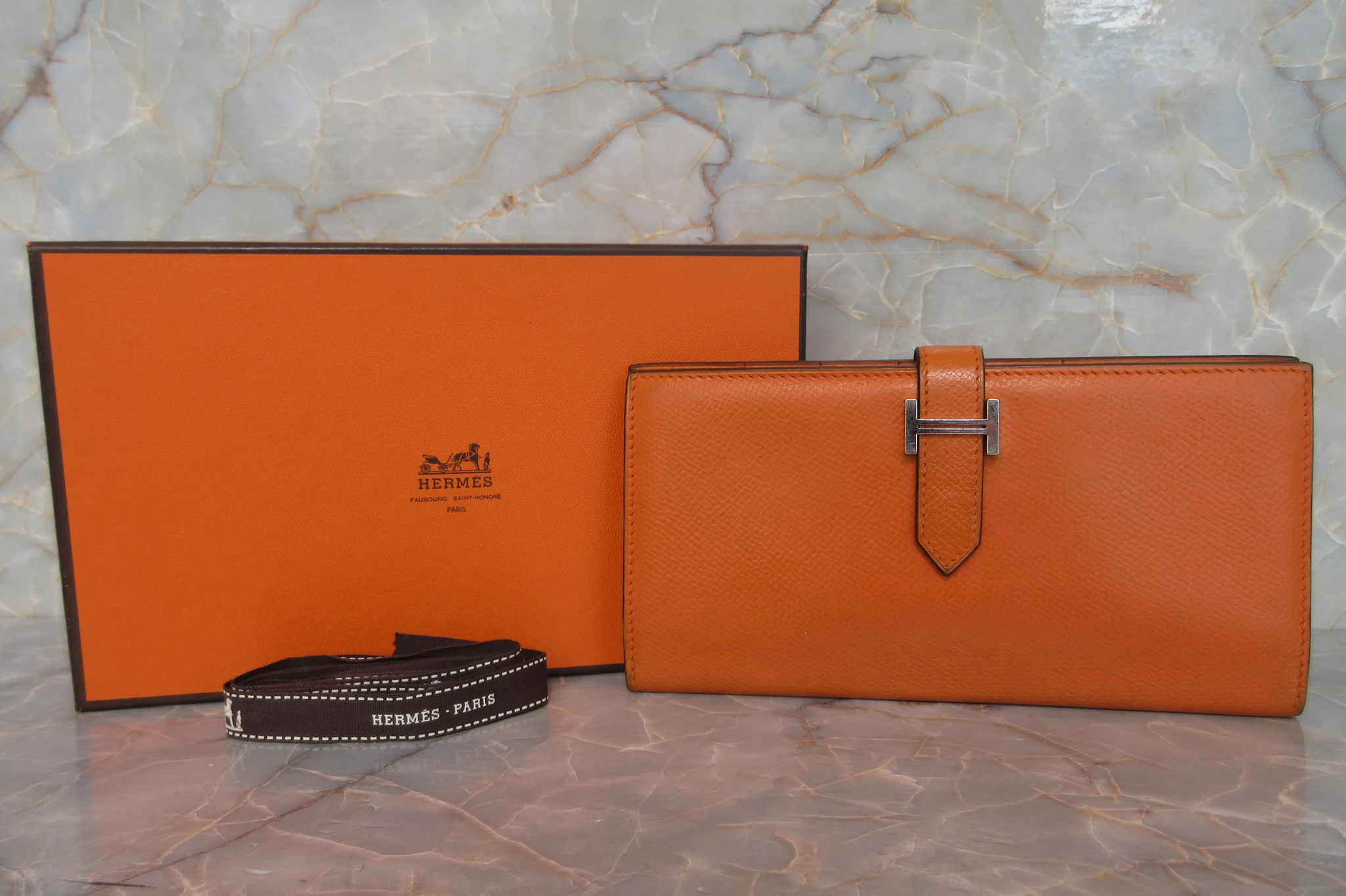 [700010255] HERMES/에르메스 베안수플레 장지갑
